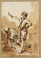 M 033
<br/>
Straatzanger
<br/>
<em>Boucher, François (1703-1770)</em>